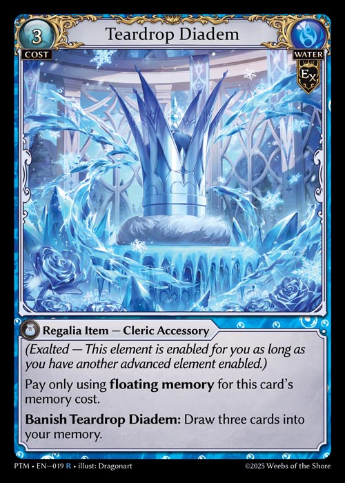 Teardrop Diadem - Phantom Monarchs