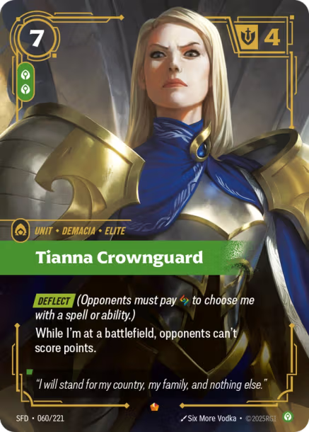 Tianna Crownguard - 060/221 - Epic Calm