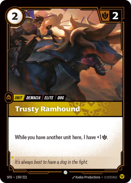 Trusty Ramhound - 159/221 - C Order