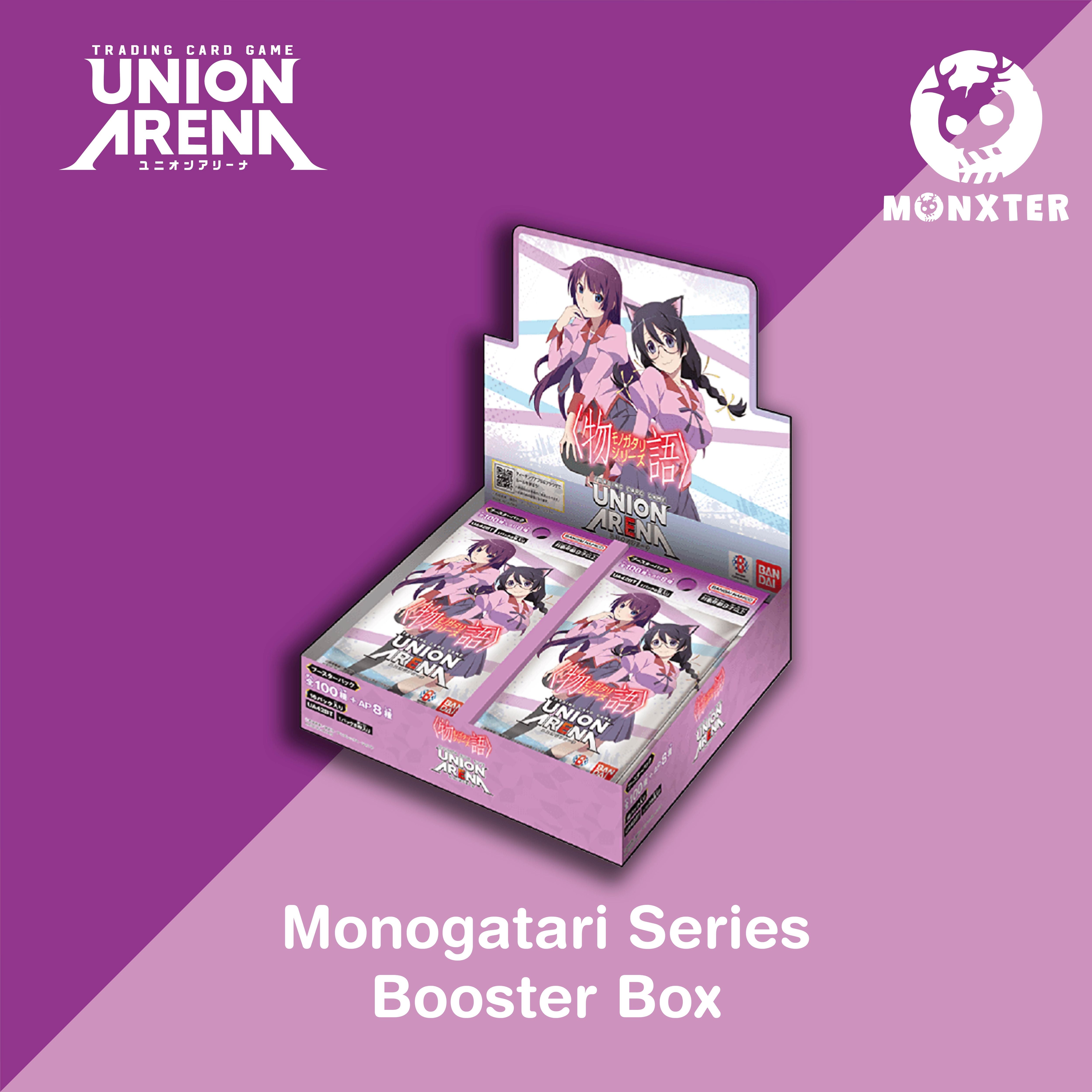 Union Arena TCG - Monogatari Series Booster Box Desk Monxter Union Arena TCG - Monogatari Series Booster Box Desk Monxter