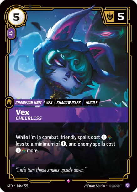 Vex, Cheerless - 146/221 - R Chaos