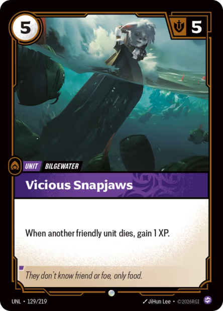 Vicious Snapjaws - 129/219 - C Chaos