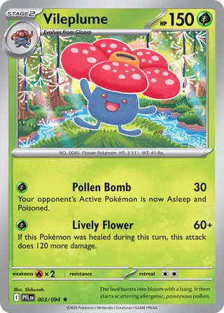 Vileplume - 003/094 - Phantasmal Flames