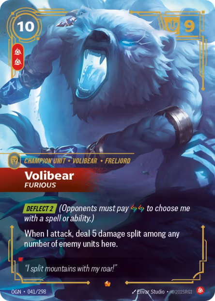 Volibear, Furious - 041/298 - E Fury