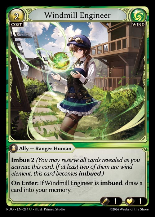 Windmill Engineer - Radiant Origins - U Wind