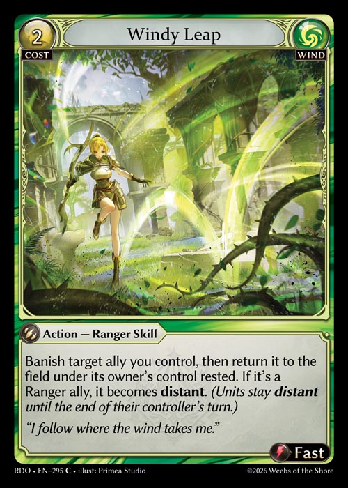 Windy Leap - Radiant Origins - C Wind