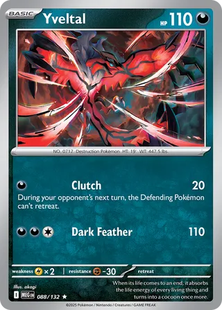 Yveltal - 088/132 - Mega Evolutio
