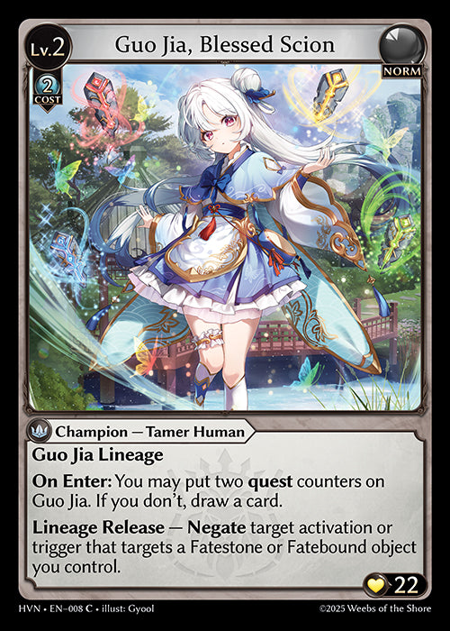 Guo Jia, Blessed Scion - Abyssal Heaven - C Norm