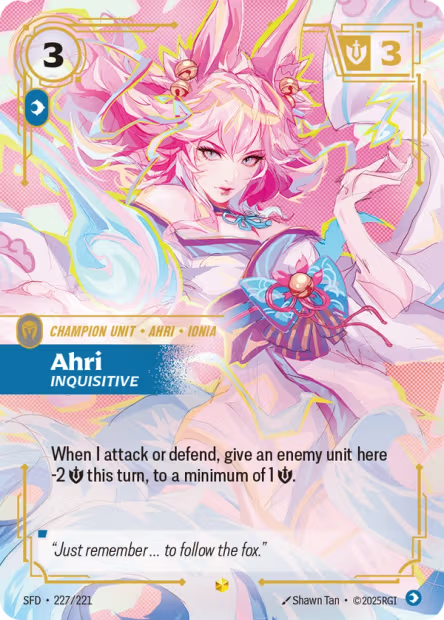 Ahri, Inquisitive - 227/221 - Overnumbered