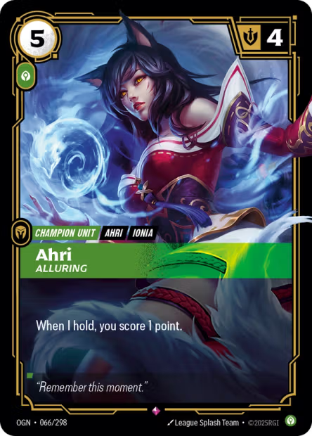Ahri, Alluring - 066/298 - R Calm