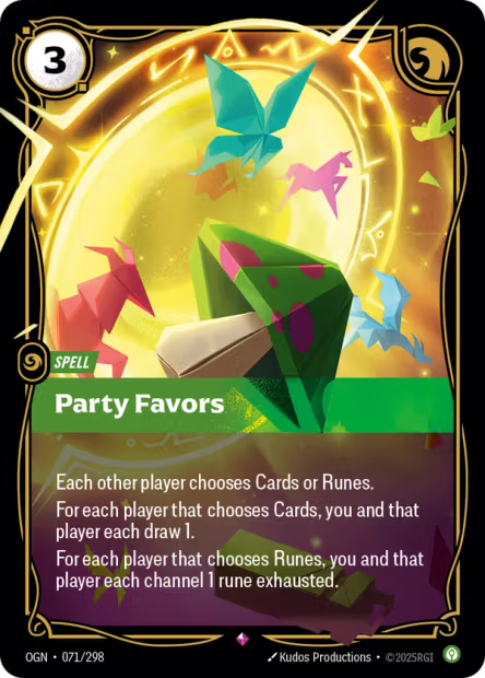 Party Favors - 071/298 - R Calm