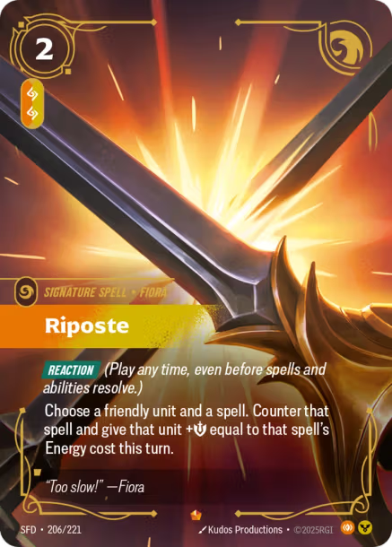 Riposte - 206/221 - Epic Body/Order