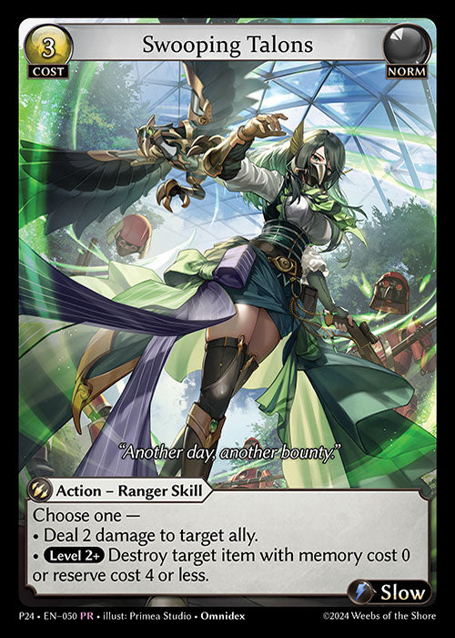 Swooping Talons - Promotional Cards