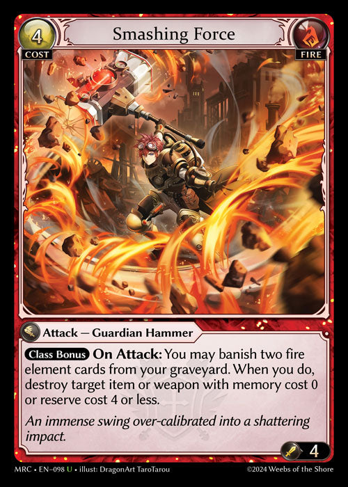 Smashing Force - Mercurial Heart -  U Fire