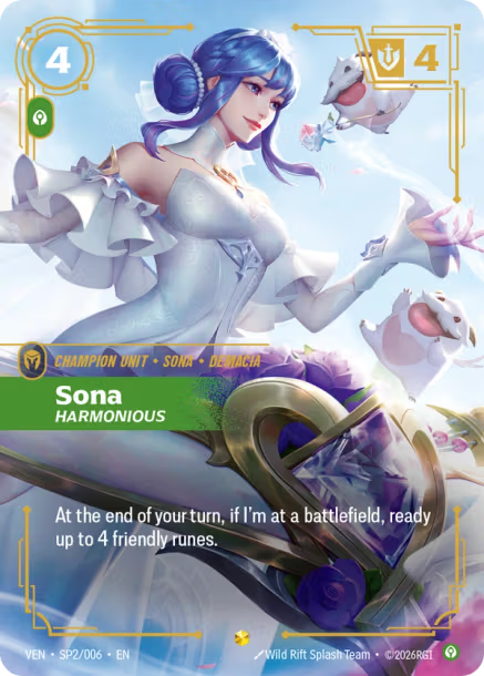 Sona, Harmonious - SP2/006 - Epic Calm