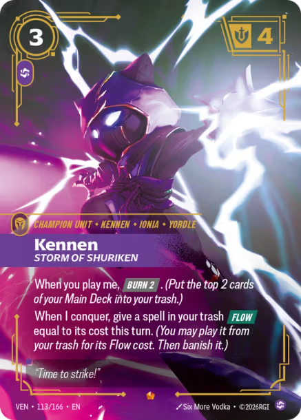 Kennen, Storm of Shuriken - 113/166 - Epic Chaos