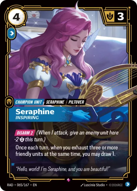 Seraphine, Inspiring - 065/167 - R Mind