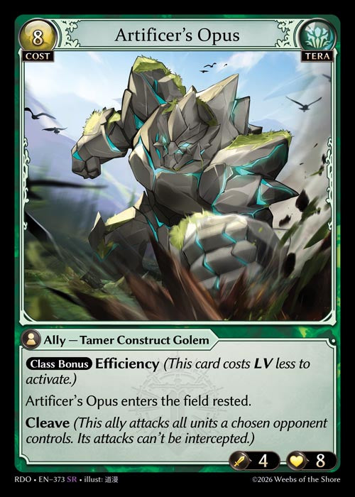 Artificer’s Opus - Radiant Origins - SR Tera