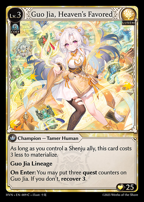 Guo Jia, Heaven’s Favored - Abyssal Heaven - C Luxem