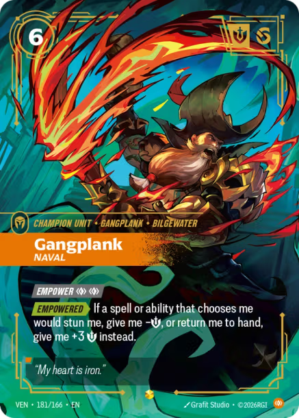 Gangplank, Naval - 181/166 - Overnumbered