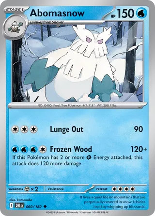 Abomasnow - 060/182 - Destined Rivals