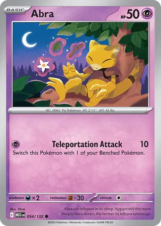 Abra - 054/132 - Mega Evolution