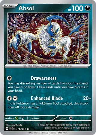 Absol - 113/182 - Paradox Rift 