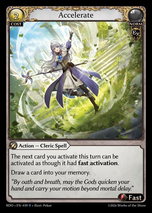 Accelerate - Radiant Origins - R Norm