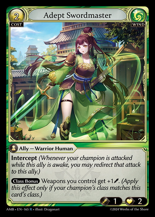 Adept Swordmaster - Mortal Ambition -  R Wind