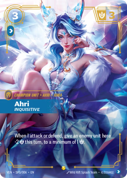 Ahri, Inquisitive - SP3/006 - Epic Mind