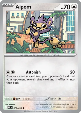 Aipom - 078/094 - Phantasmal Flames
