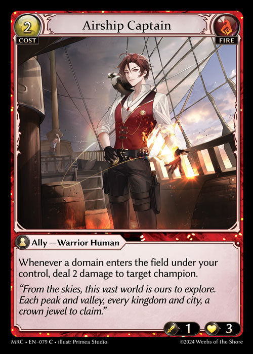 Airship Captain - Mercurial Heart -  C Fire