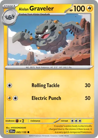 Alolan Graveler - 045/159 - Journey Together