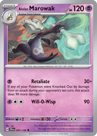 Alolan Marowak - 057/159 - Journey Together