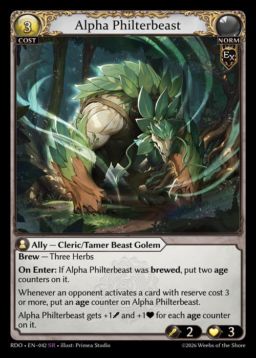 Alpha Philterbeast - Radiant Origins - SR Norm