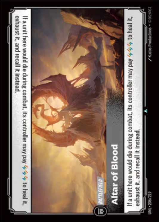 Altar of Blood - 206/219 - U Colorless