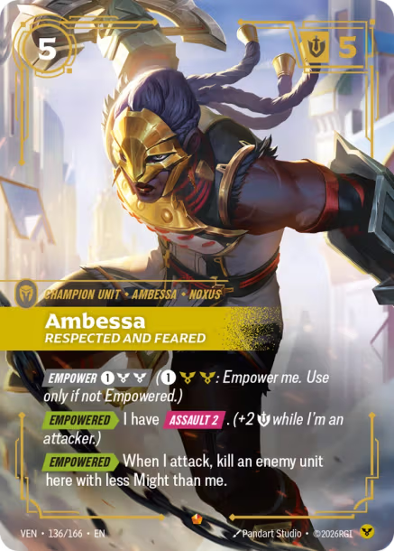 Ambessa, Respected and Feared - 136/166 - Epic Order