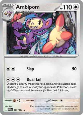 Ambipom - 079/094 - Phantasmal Flames