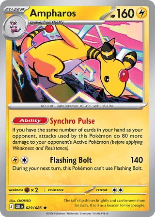Ampharos - 029/086 - Chaos Rising