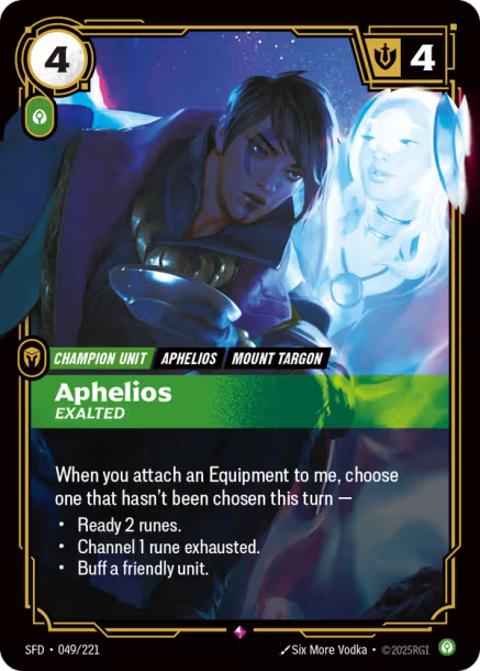 Aphelios, Exalted - 049/221 - R Calm