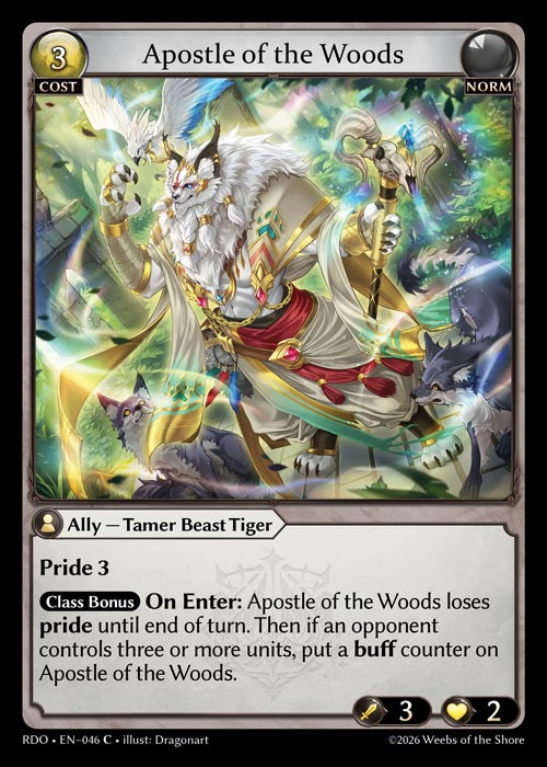 Apostle of the Woods - Radiant Origins - C Norm  