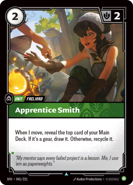 Apprentice Smith - 041/221 - C Calm