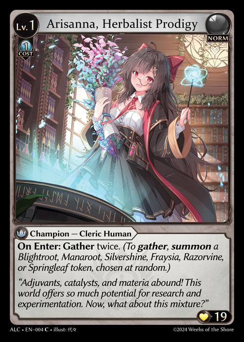 Arisanna, Herbalist Prodigy - Alchemical Revolution -  C  Norm