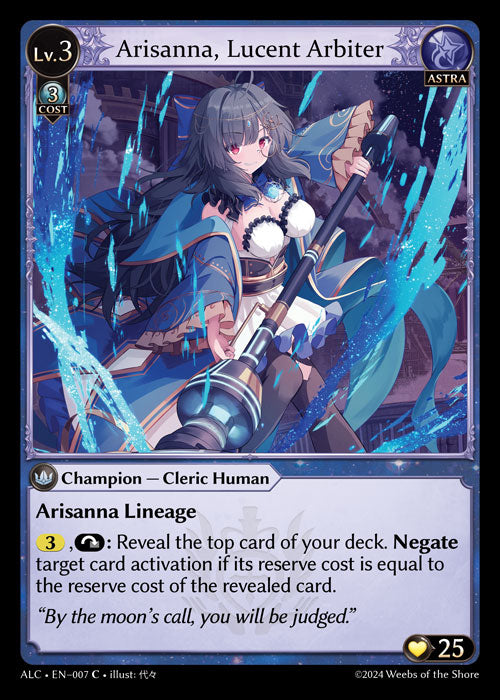 Arisanna, Lucent Arbiter - Alchemical Revolution -  C Astra