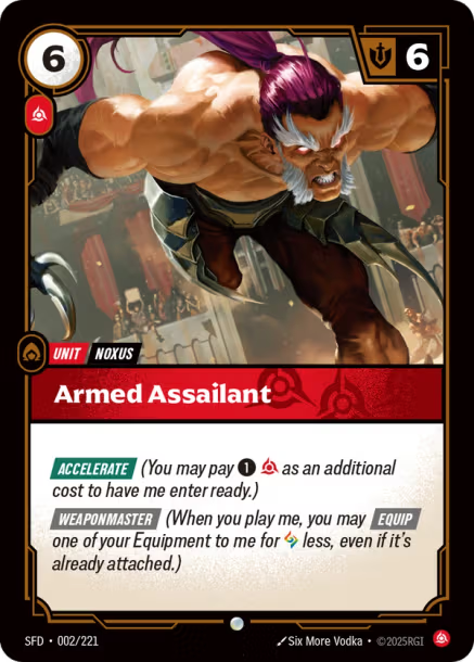 Armed Assailant - 002/221- C Fury