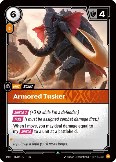 Armored Tusker - 078/167 - U Body