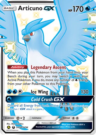 Articuno-GX - SV54/SV94 - Hidden Fates