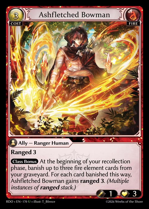 Ashfletched Bowman - Radiant Origins - U Fire