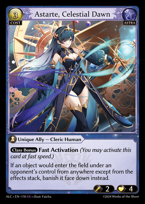 Astarte, Celestial Dawn - Alchemical Revolution - SR Astra