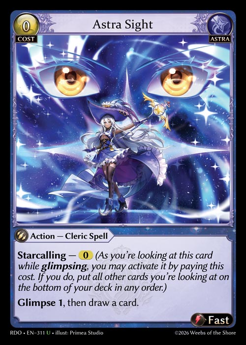 Astra Sight - Radiant Origins - U Arcane